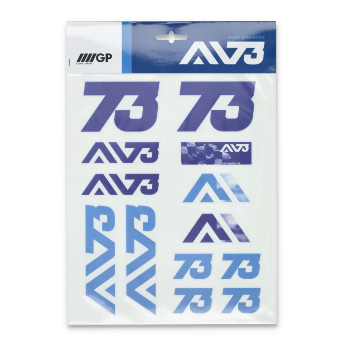 Alex Márquez 73 Sticker Set – AM73 – Official MotoGP